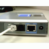 Телефон подключают через шлюз VoIP